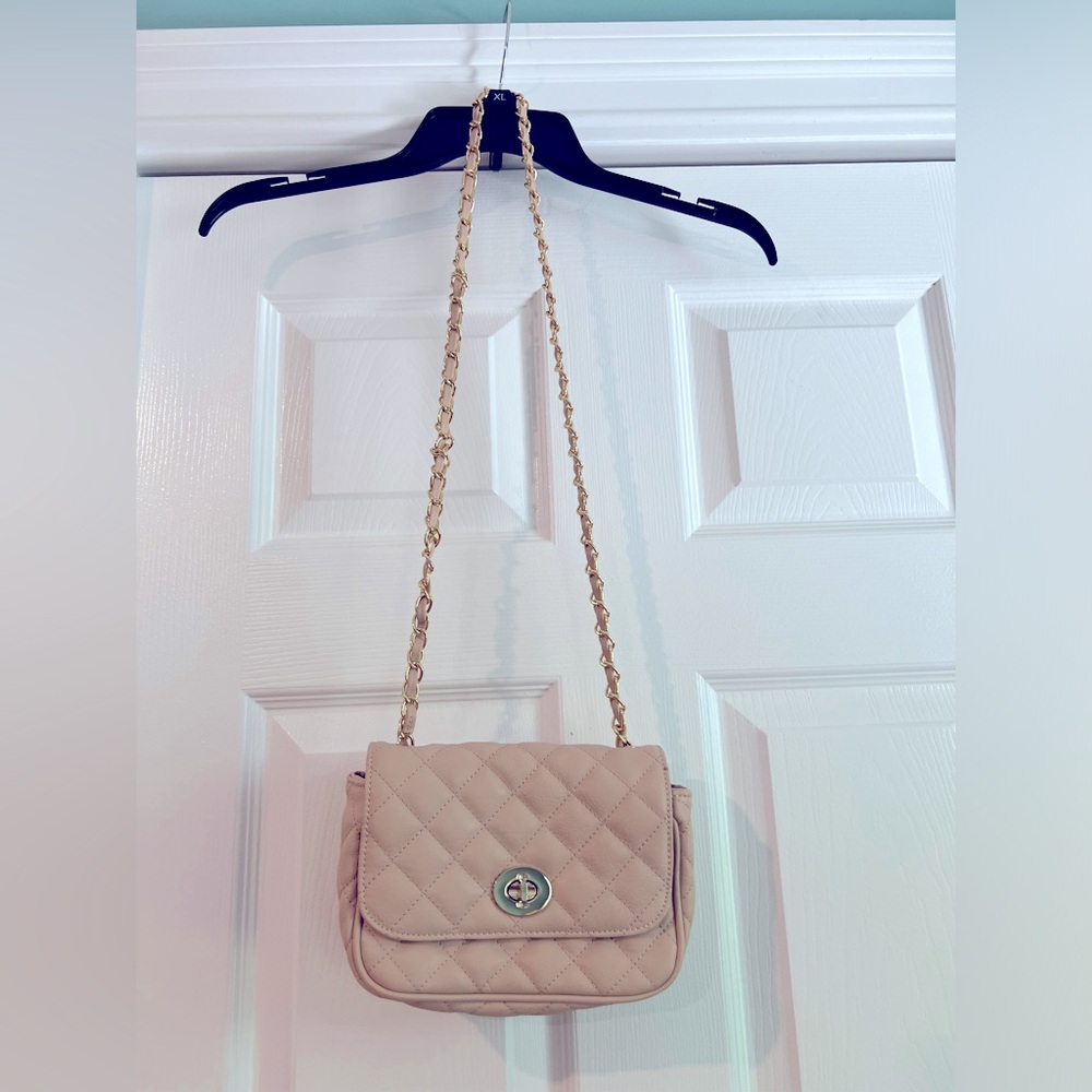 Aldo Quilted Chain strap crossbody bag.